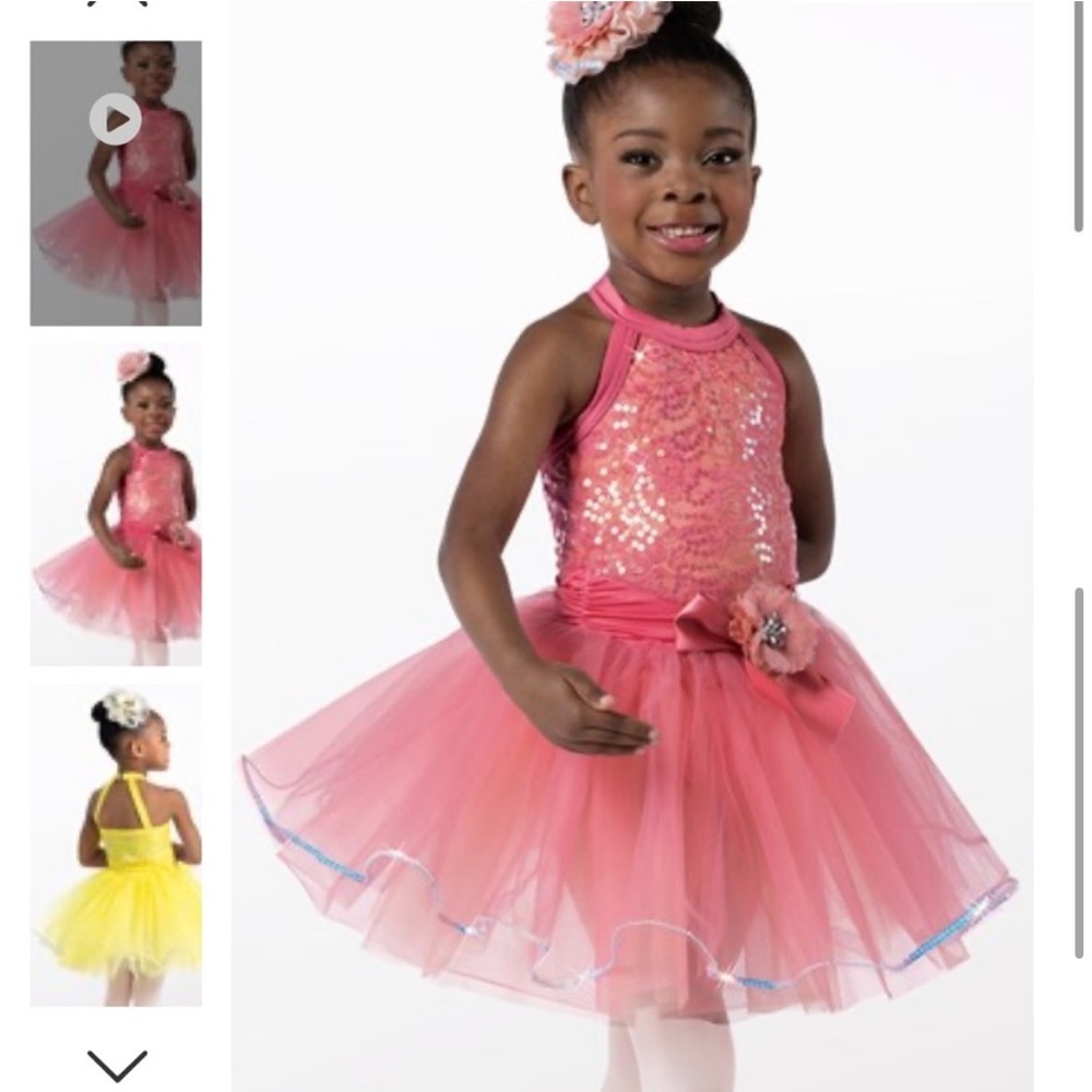 Weissman Showtime Together Forever Sparkling Pink Dance Costume